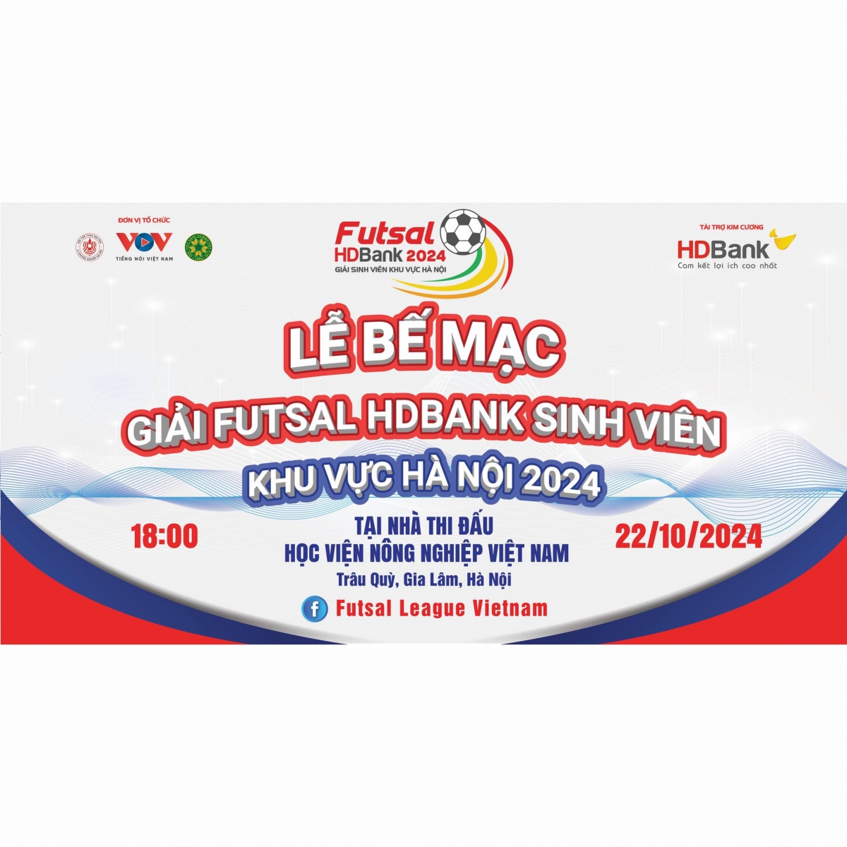 Trực tiếp chung kết giải Futsal HDBank sinh viên khu vực Hà Nội 2024